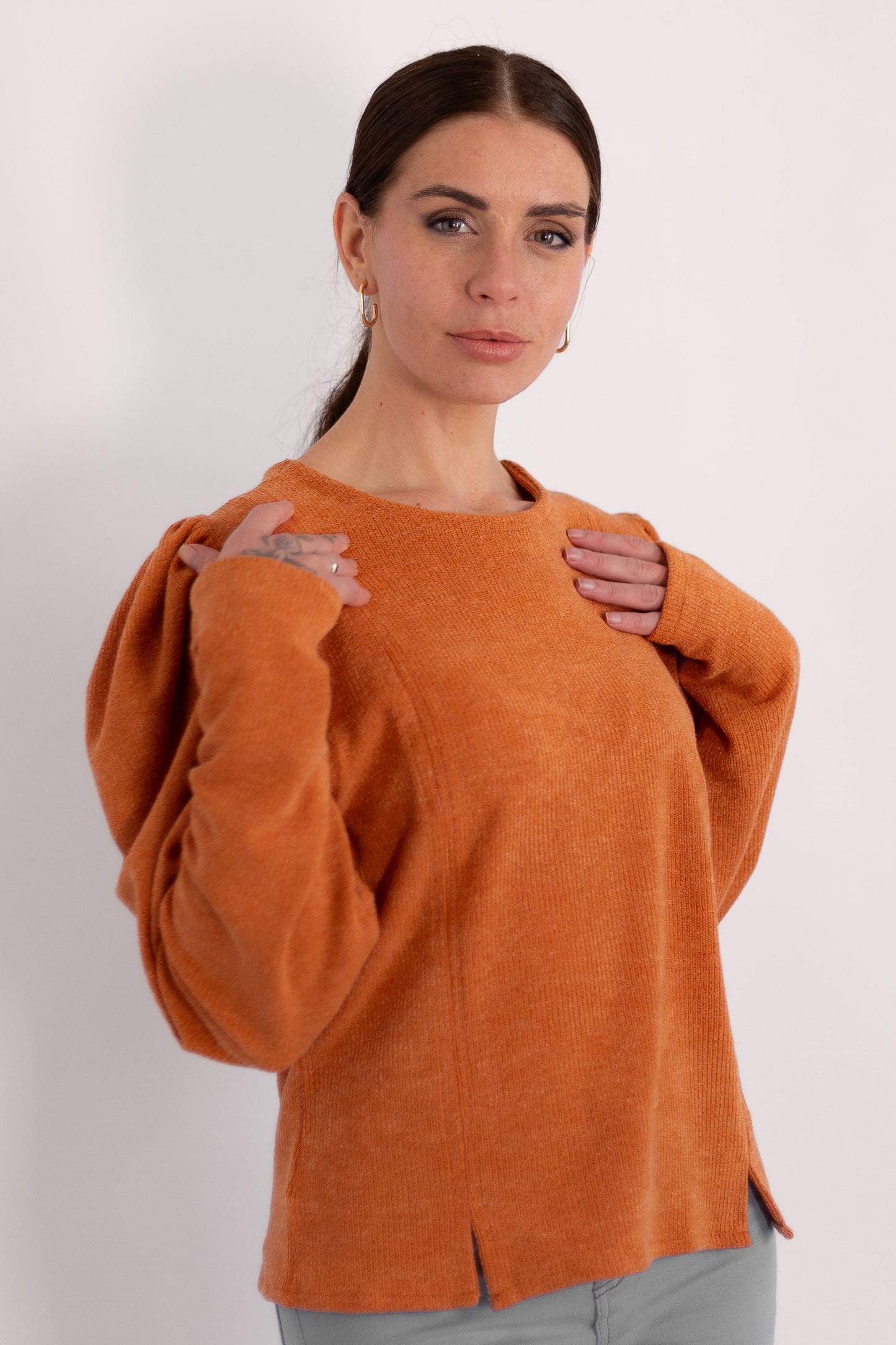 Stella Ruched Shoulder Jersey