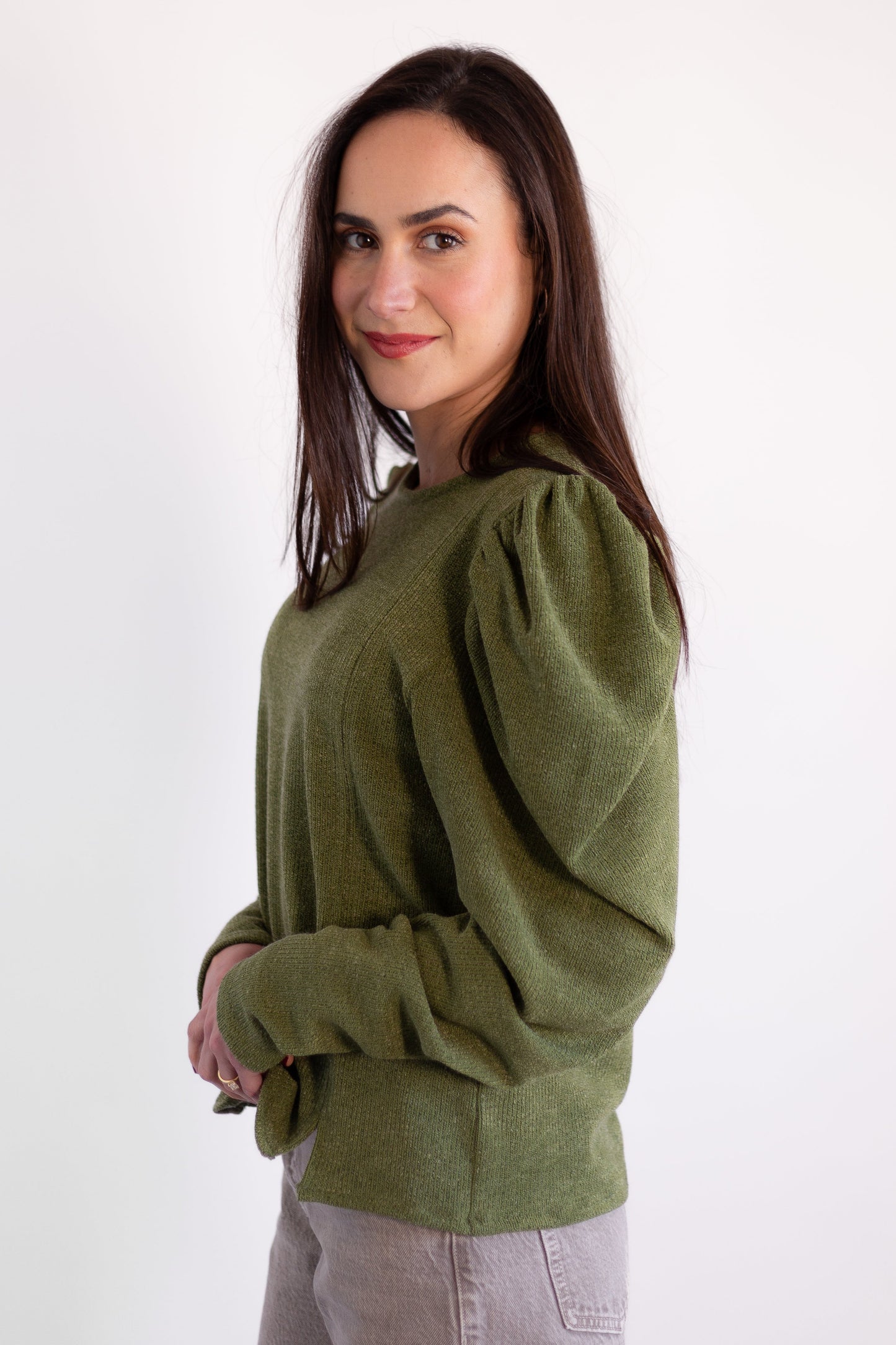 Stella Ruched Shoulder Jersey