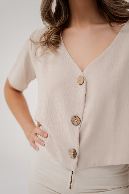 Indiana Short Sleeve ~ Crop