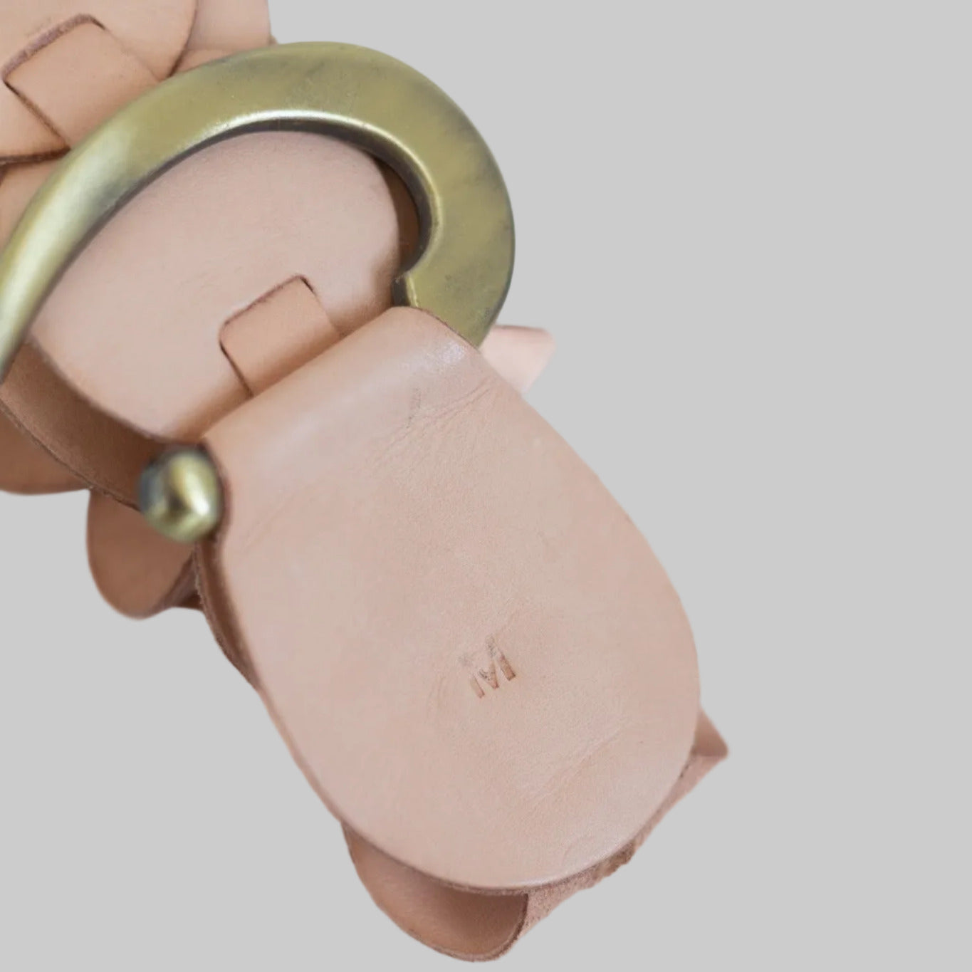 Leather Belt - Pink