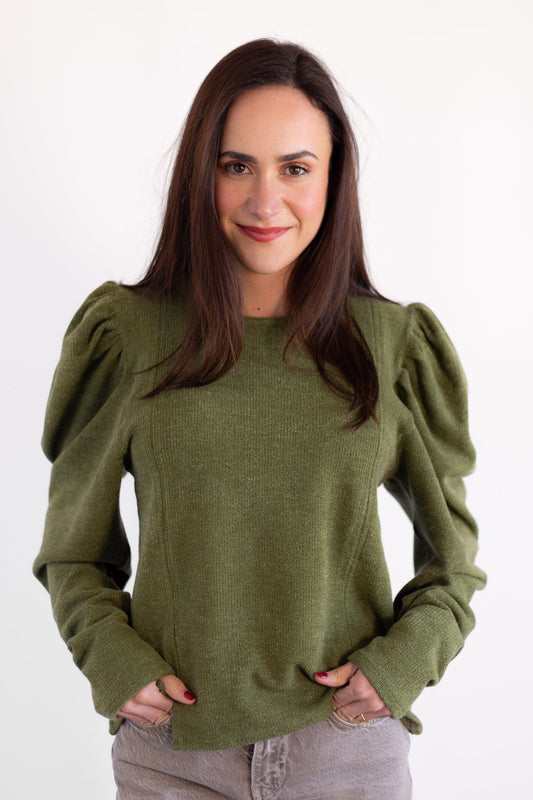 Stella Ruched Shoulder Jersey