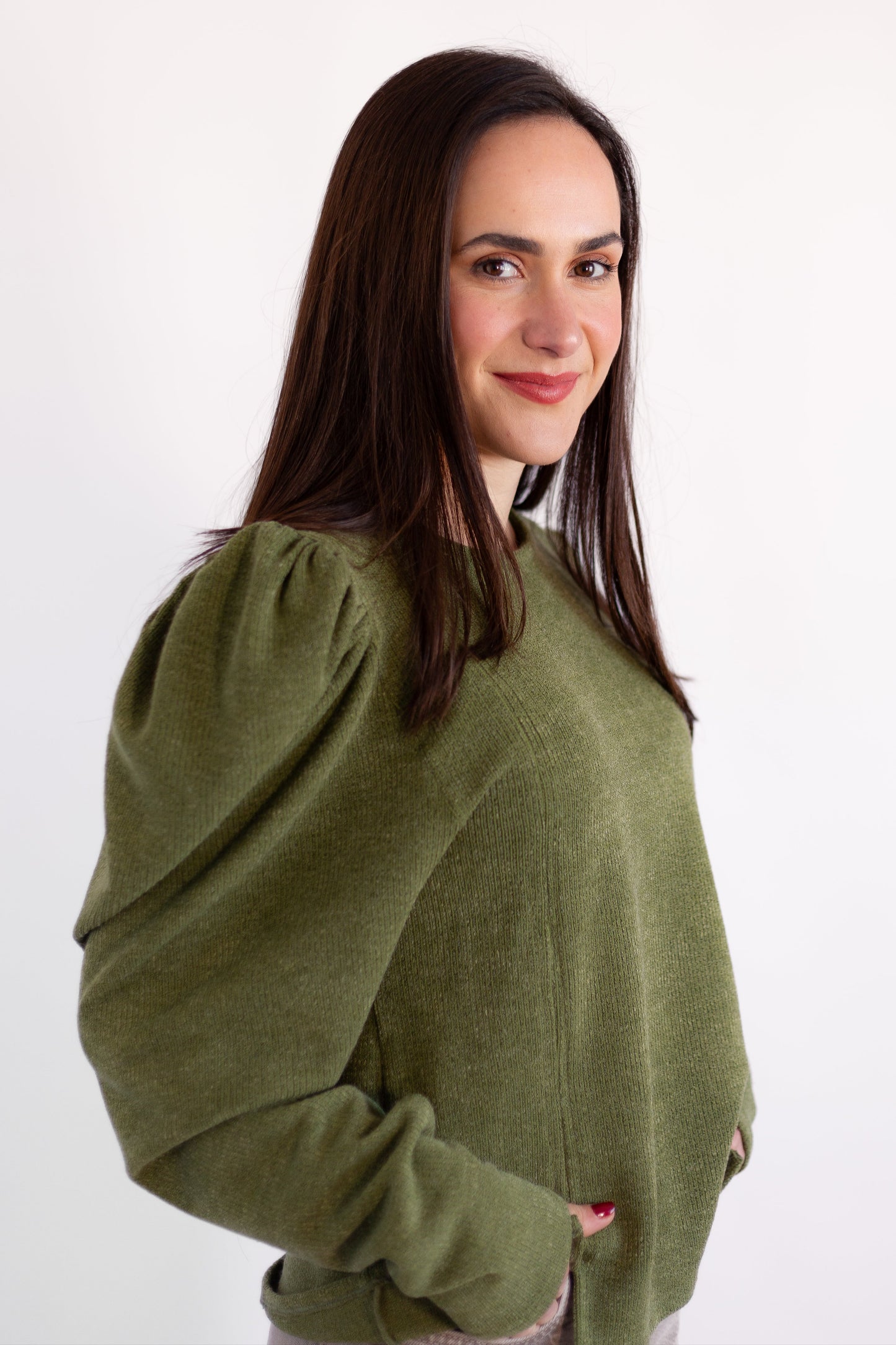 Stella Ruched Shoulder Jersey