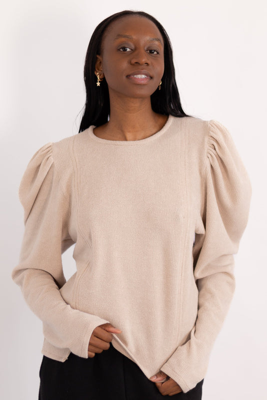 Stella Ruched Shoulder Jersey