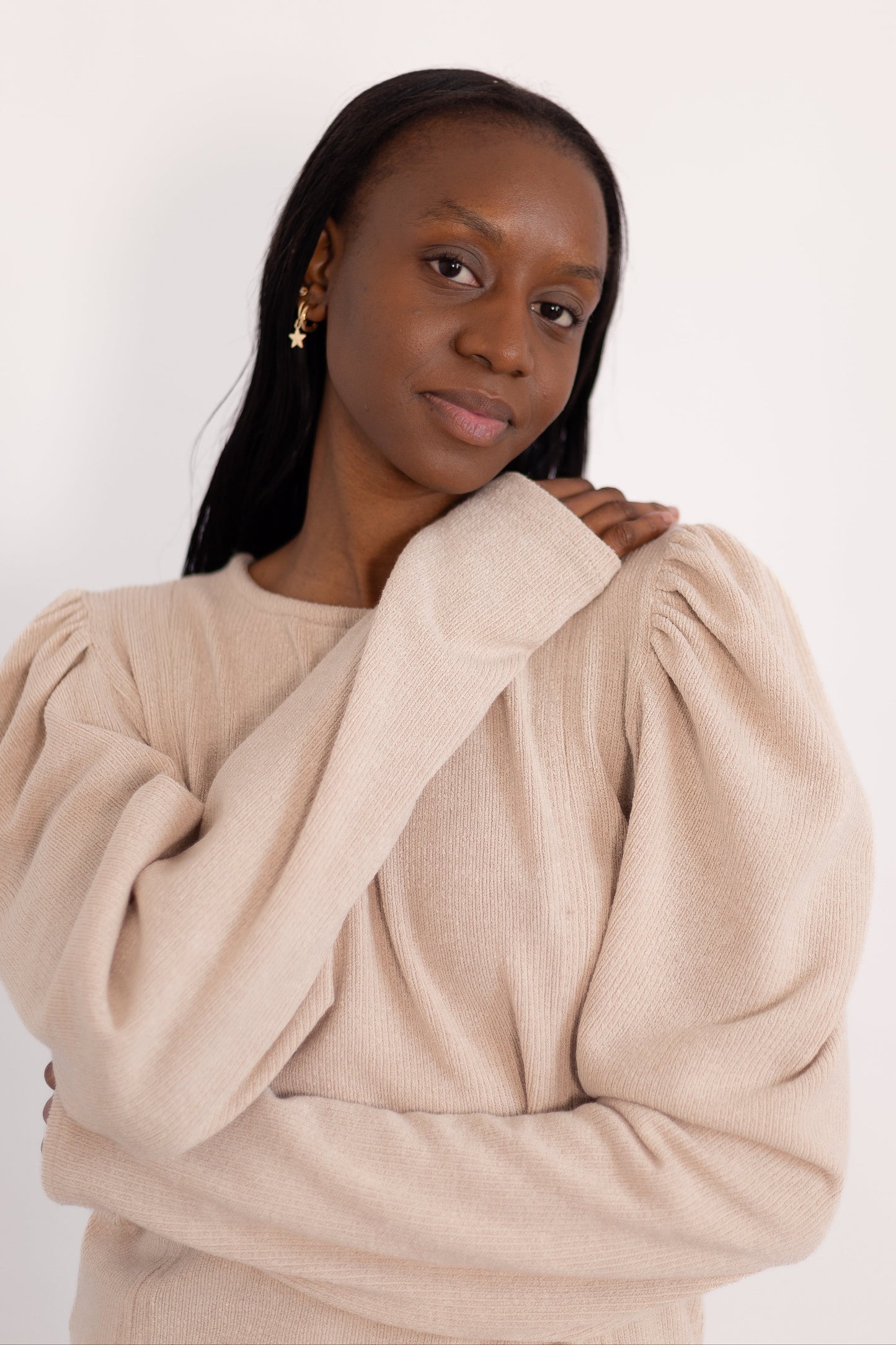 Stella Ruched Shoulder Jersey
