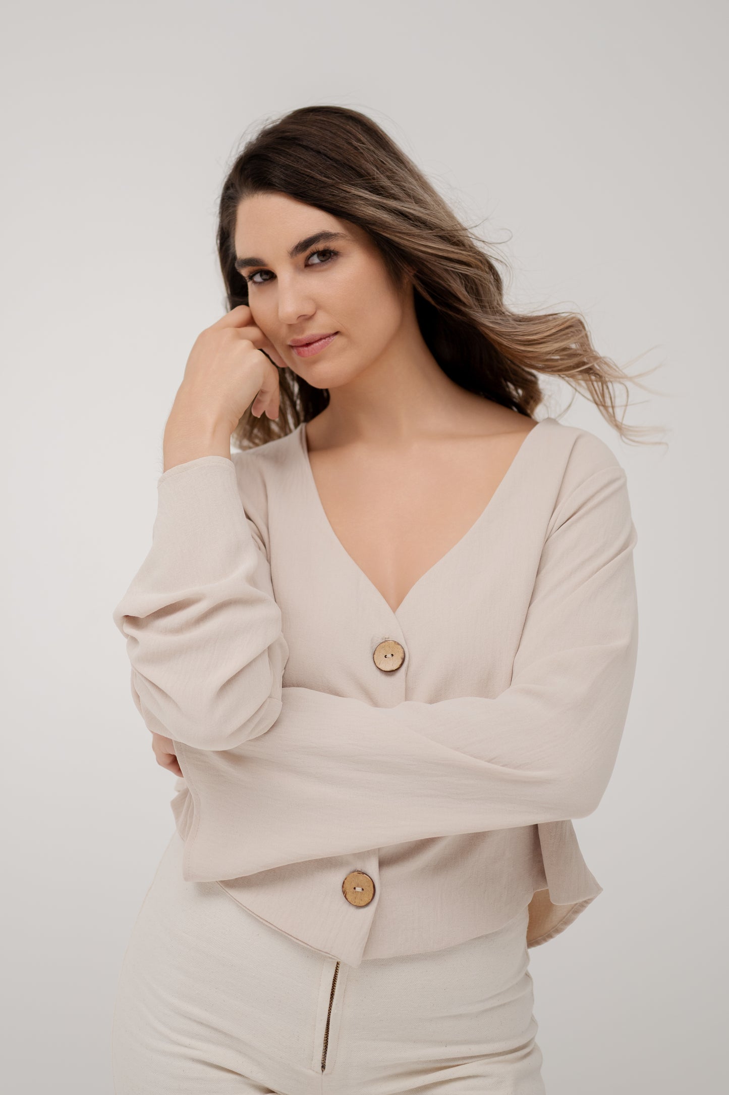 Indiana Flared Sleeve - Crop