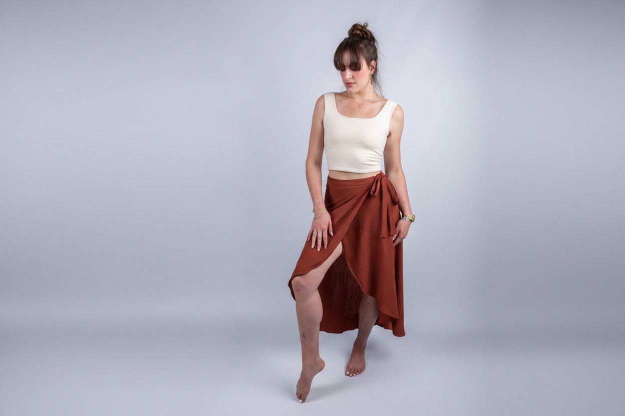 Kalinda Wrap Skirt