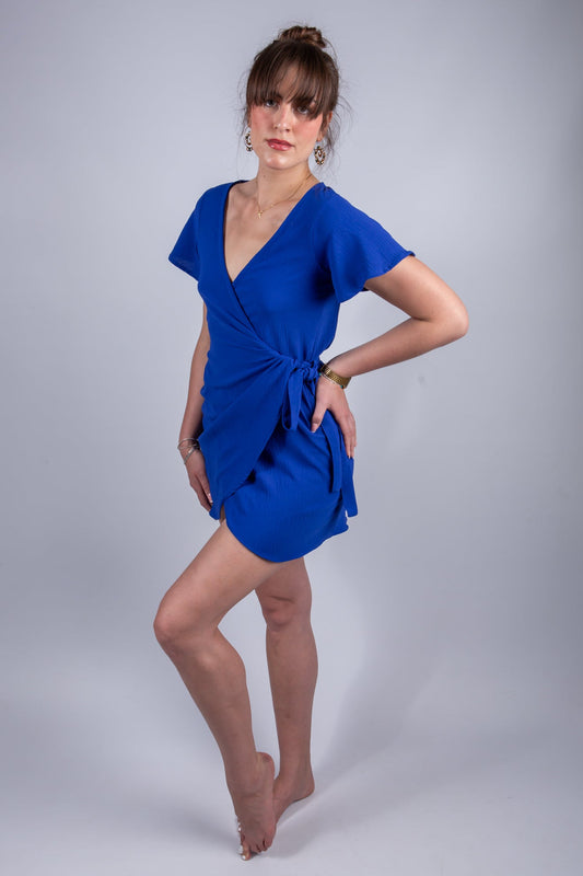 Delilah Wrap Dress ~ Mini